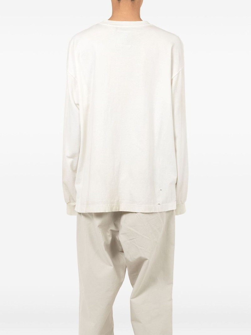 Maison MIHARAYASUHIRO dog-print long-sleeve T-shirt outlook