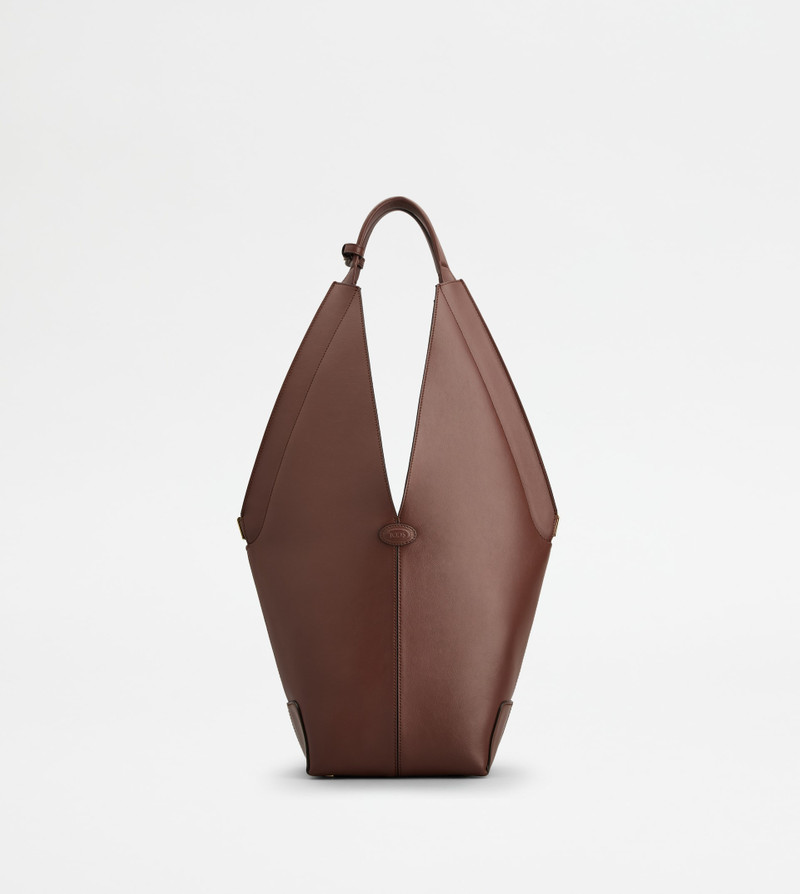 TOD'S DI BAG FOLIO SHOULDER BAG IN LEATHER SMALL - 블로윈 - 1