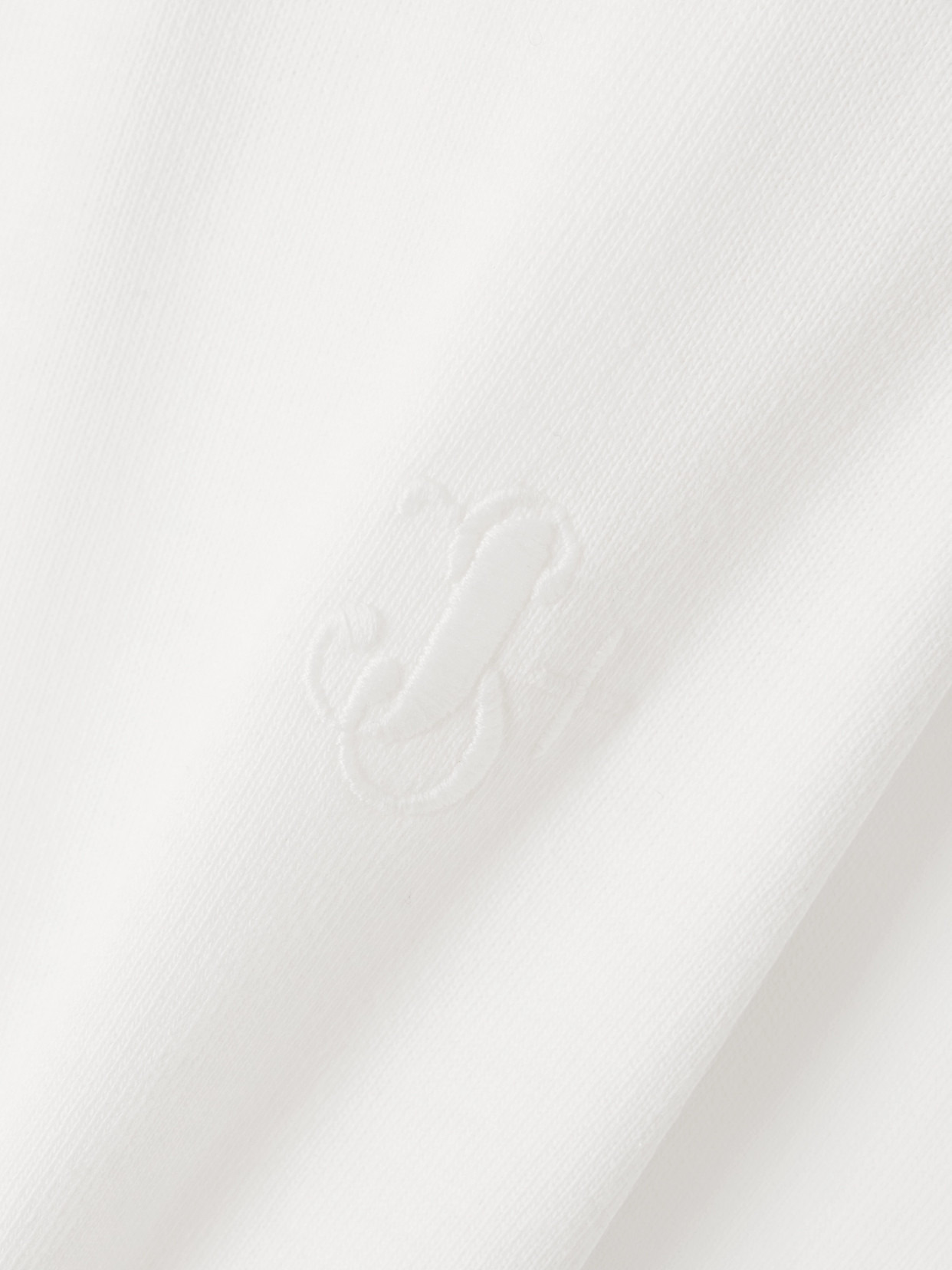 Belted Embroidered Cotton Straight-leg Pants - 5