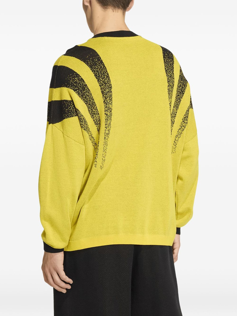 adidas Santiago stripes crew-neck sweater outlook
