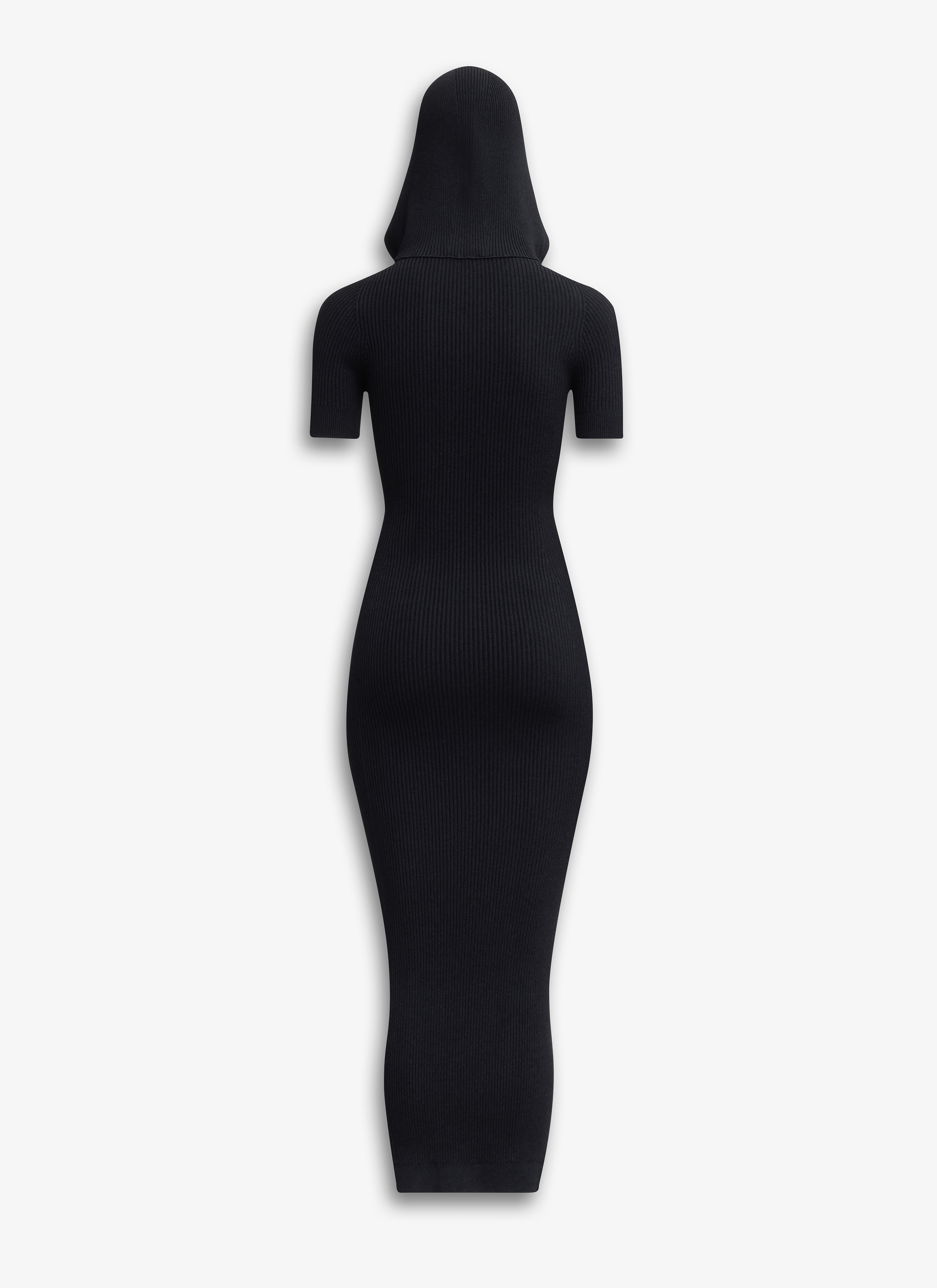 ALAIA★hooded ribbed knit dress ALAÏA Hooded ribbed-knit midi dress | NET-A-PORTER