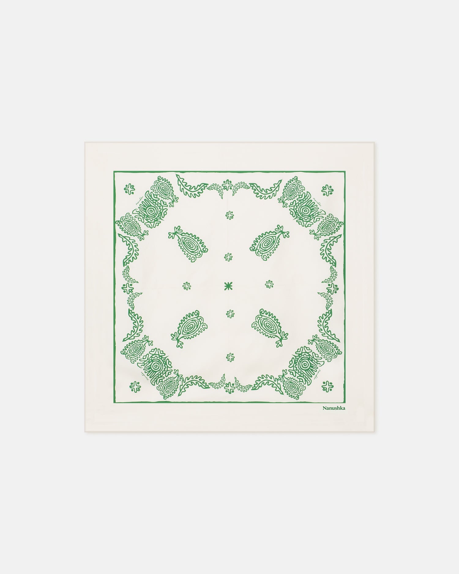 Printed Silk Scarf - 1