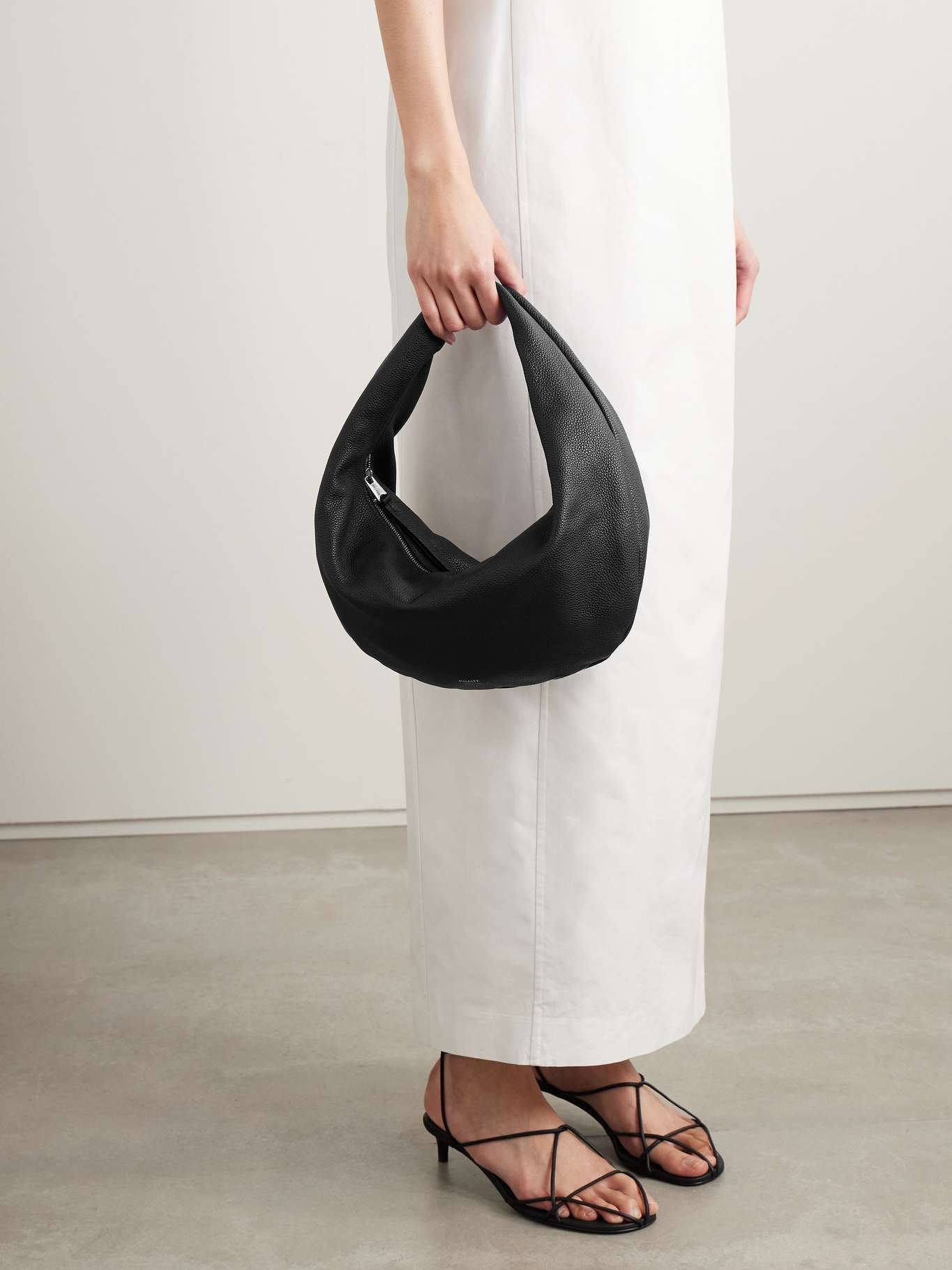 Olivia Sport medium leather shoulder bag Black - 2