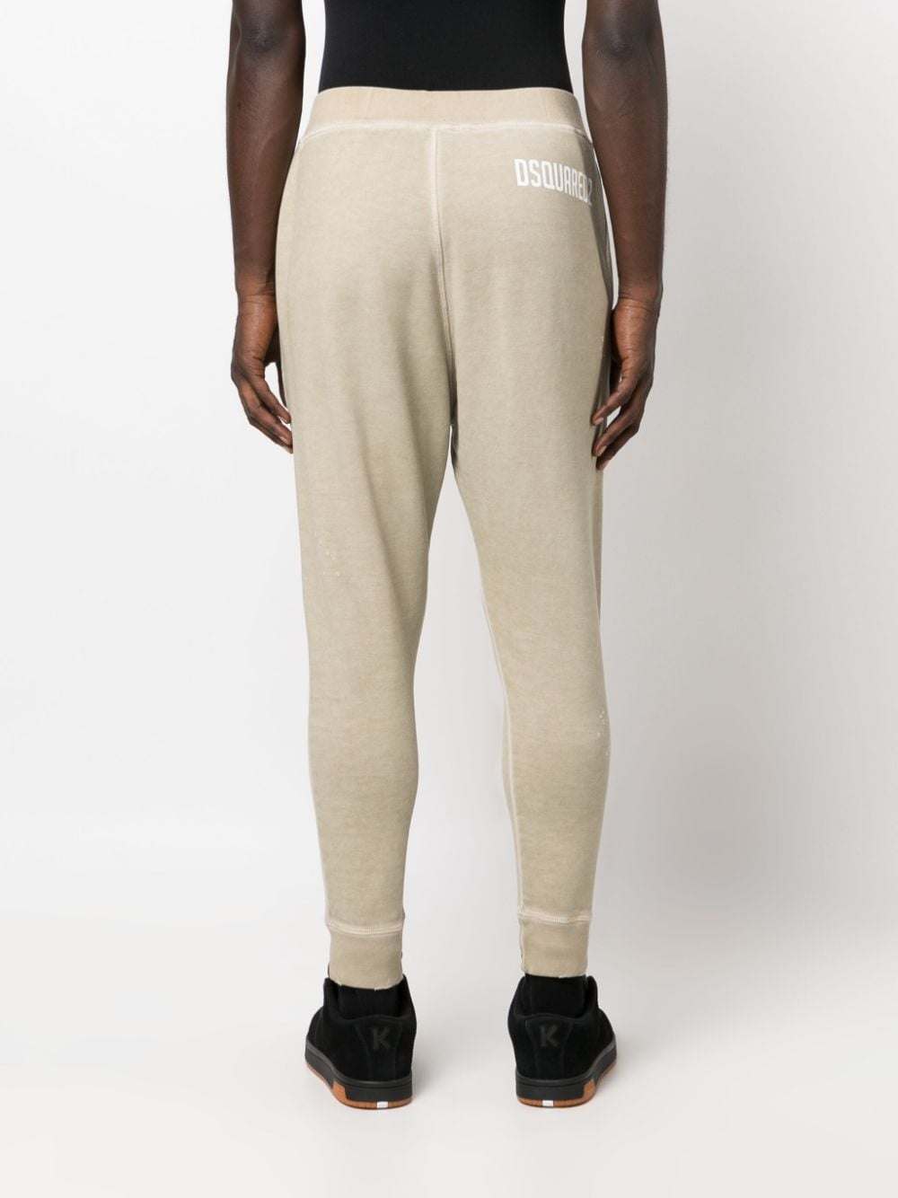 logo-pritn faded-effect track pants - 4