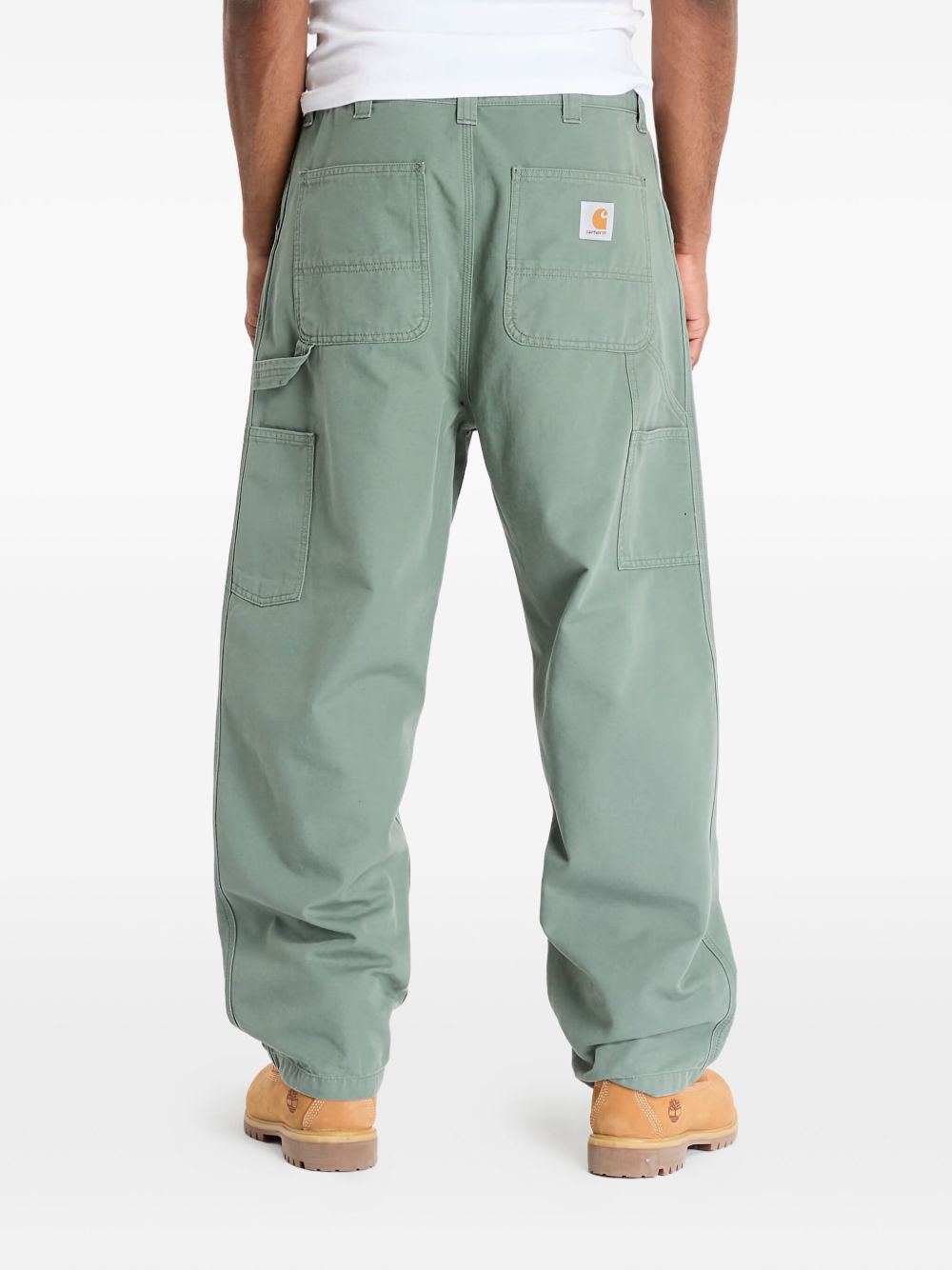 logo-patch trousers - 3