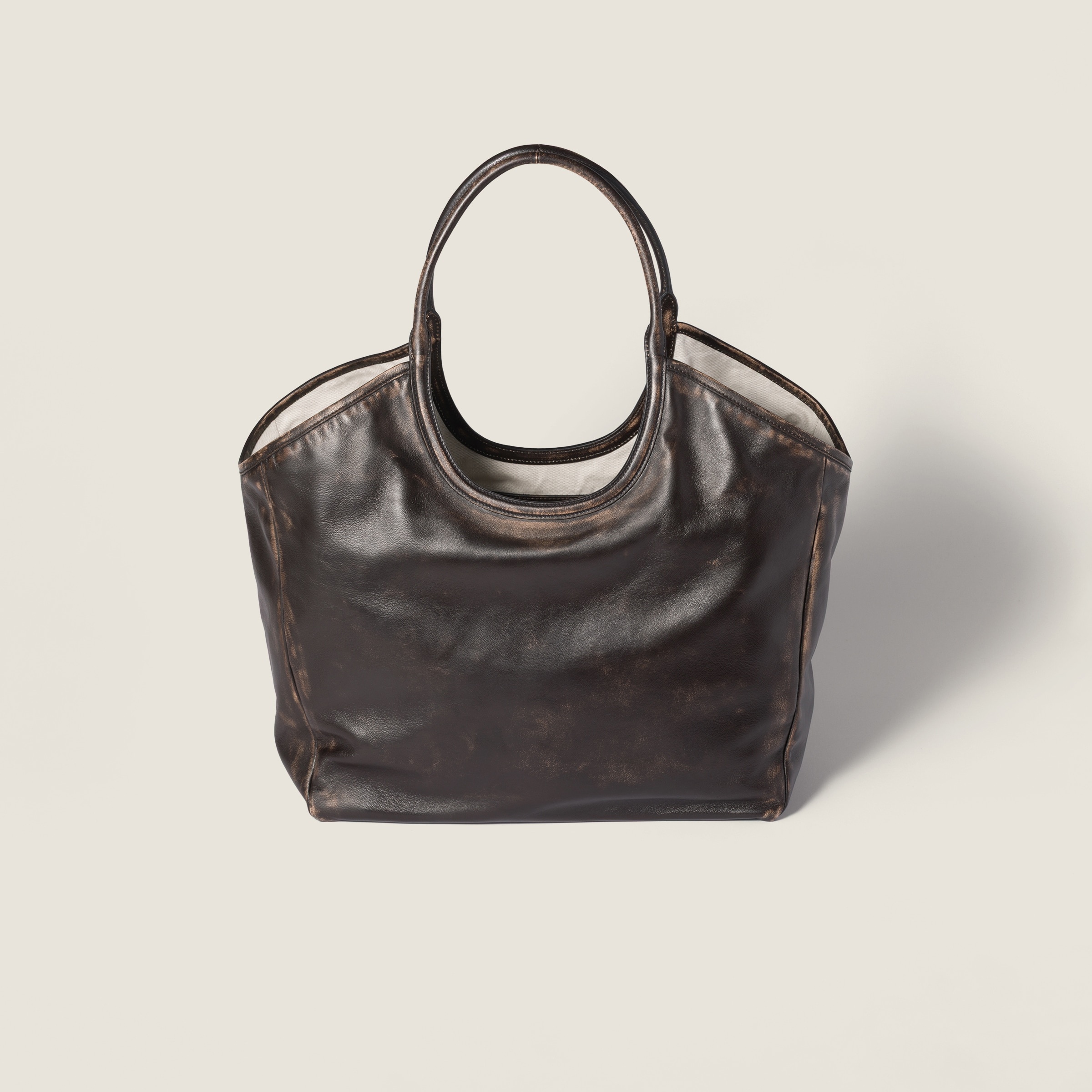 IVY leather tote bag - 4