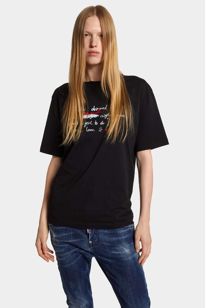 WASH BREEZY FIT DOODLE T-SHIRT - 3