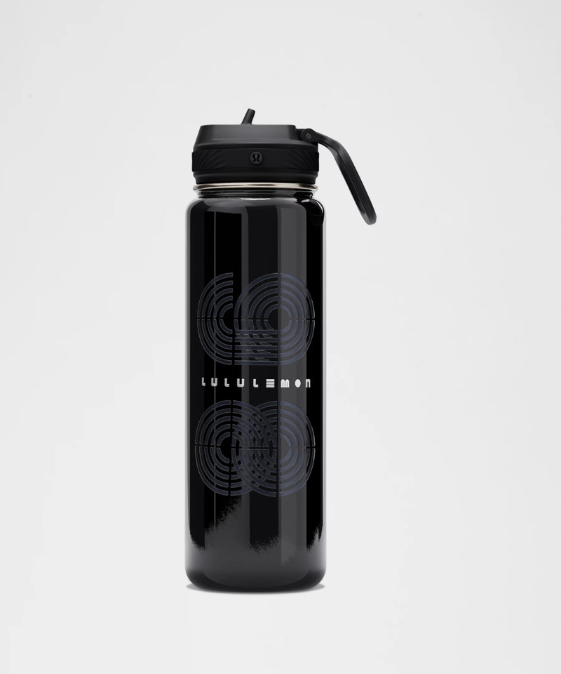 Back to Life Sport Bottle 24oz Straw Lid *Run Graphic 1