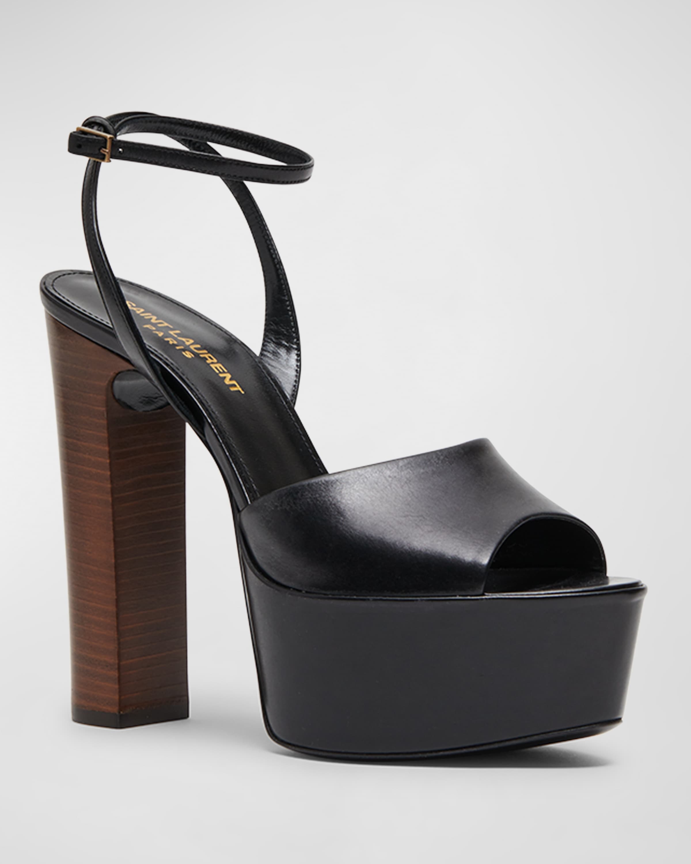 Jodie Leather Ankle-Strap Platform Sandals - 2