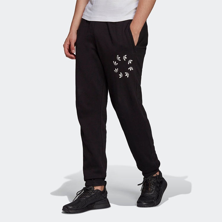 adidas originals Adicolor Spinner Sweat Pants 'Black' HC4493 - 2