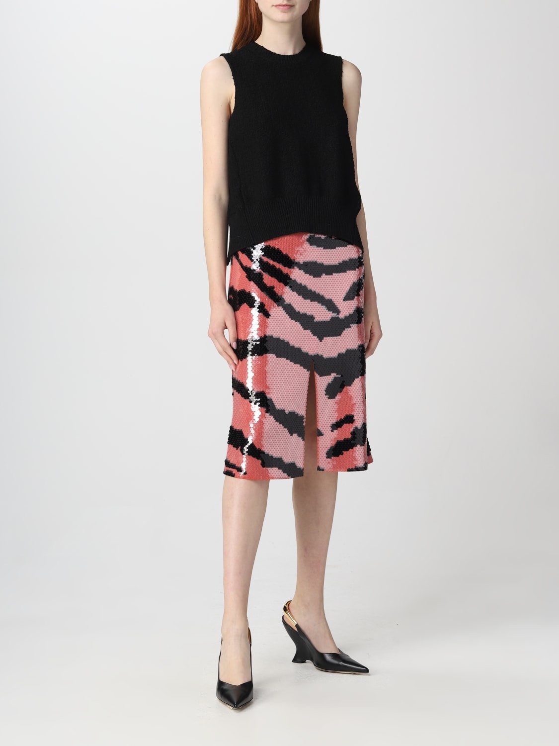 Bottega Veneta sequined fabric skirt - 2
