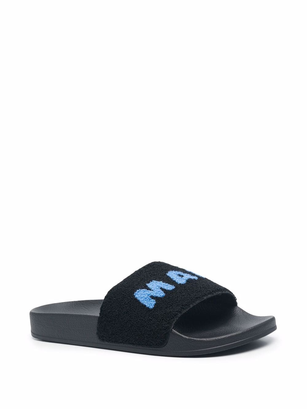 logo-print textured slides - 2