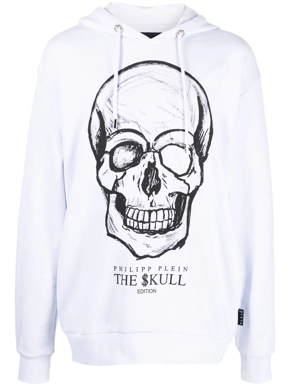 skull-print hoodie - 1