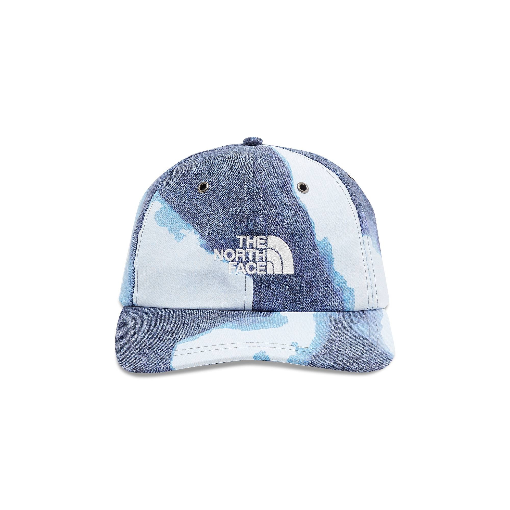 Supreme x The North Face Bleached Denim Print 6-Panel 'Indigo' - 2