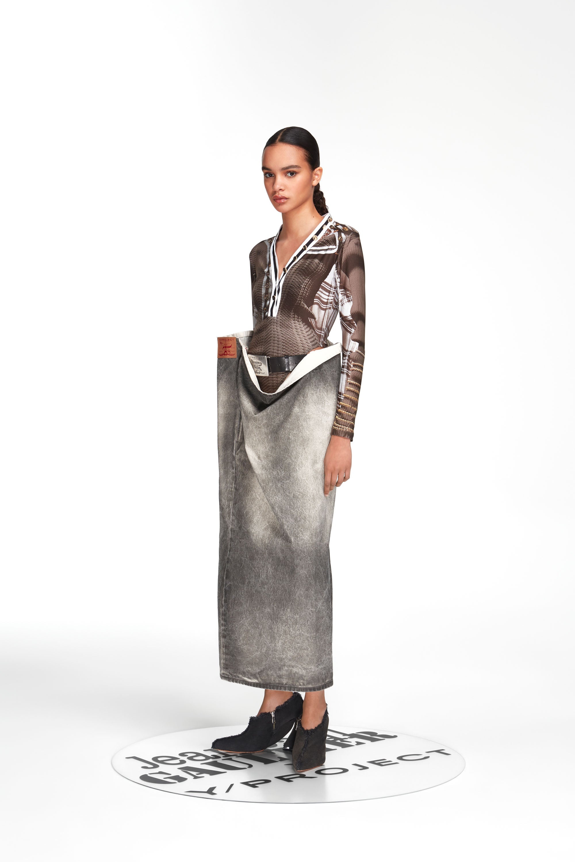 Trompe L'oeil Cardigan Bodysuit - 4