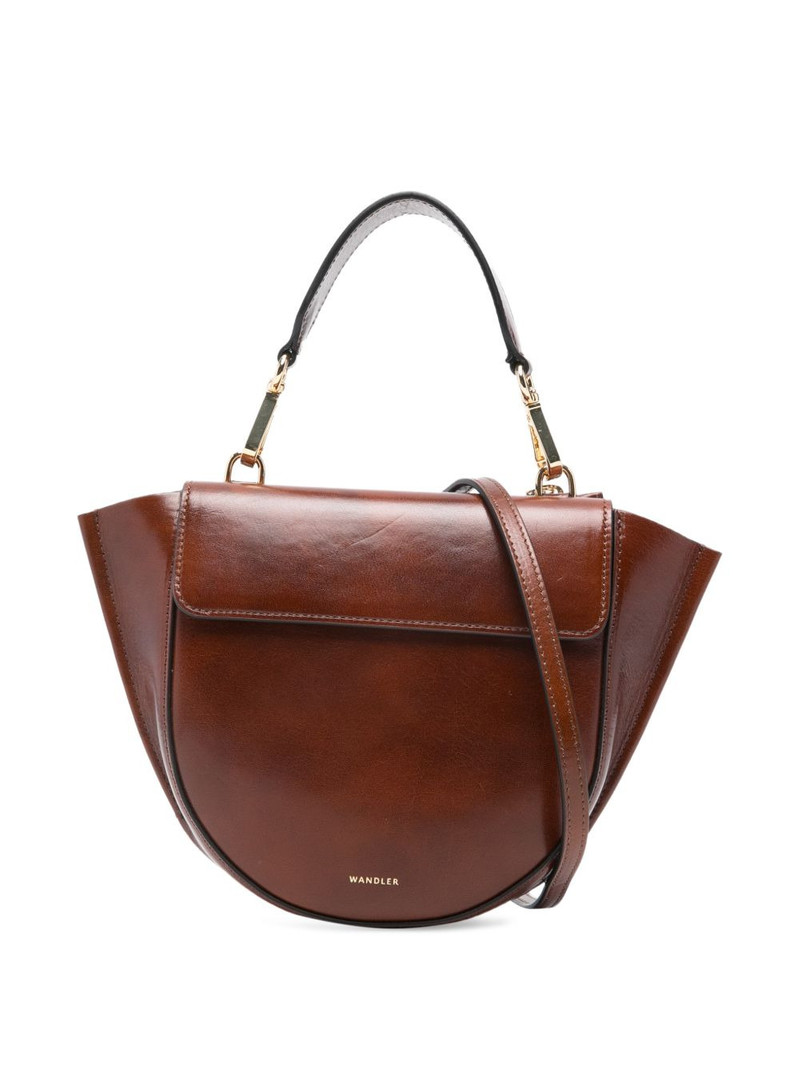 mini Hortansia flap top handle tote bag 1