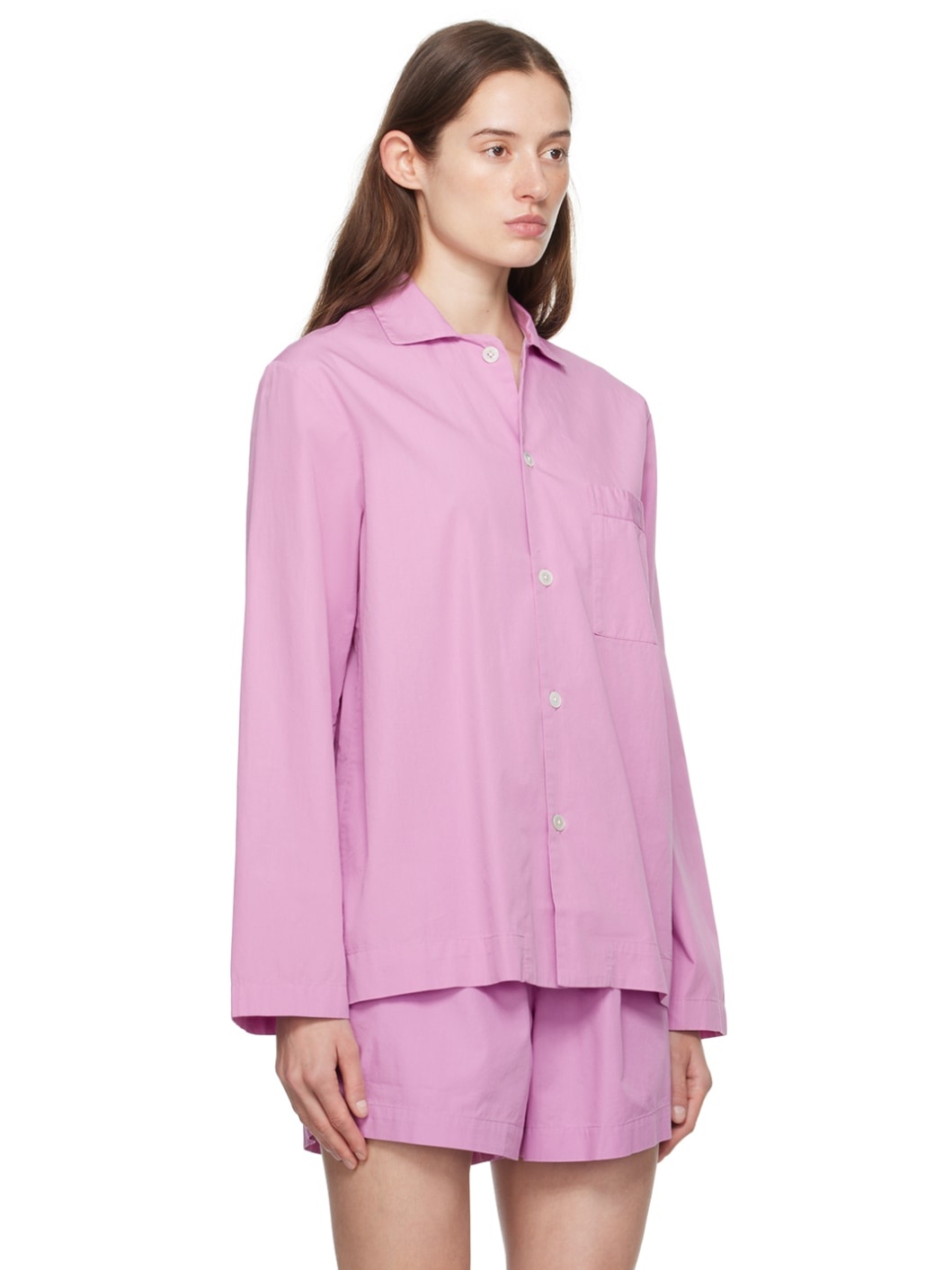 Purple Long Sleeve Pyjama Shirt - 2