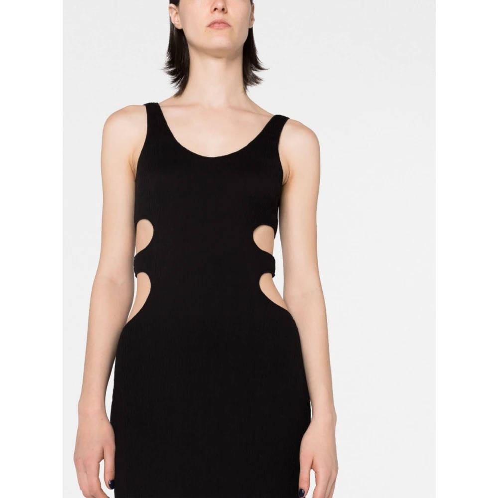 Chloé BLACK LINEN BLEND SILK LONG DRESS | miinto | REVERSIBLE