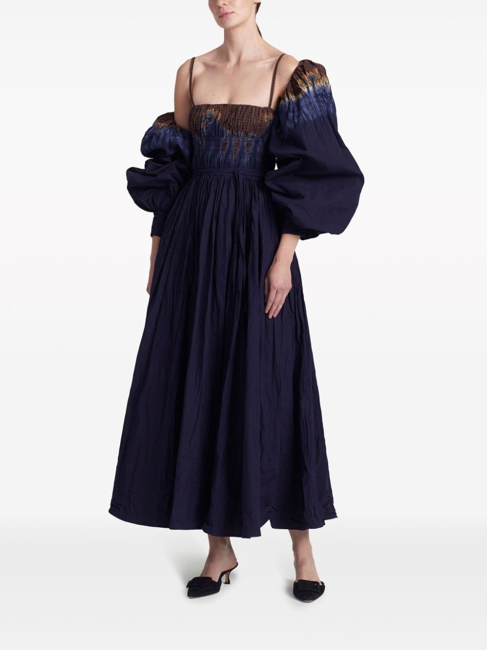 Andrea tie-dye midi dress - 4