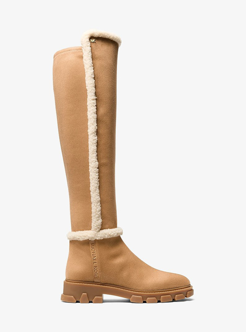 Ridley Faux Shearling Trim Riding Boot 1