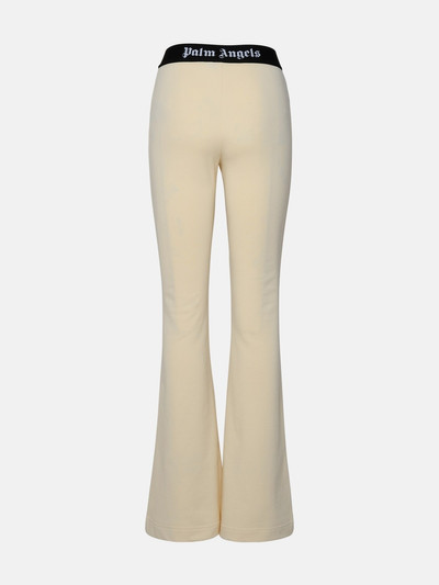 Palm Angels IVORY COTTON TRACK PANTS outlook