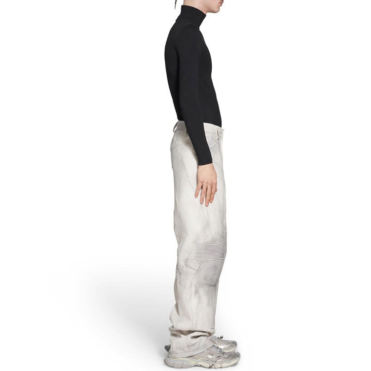 Balenciaga Biker Baggy Pants 'White' 747080TOS149012 - 5