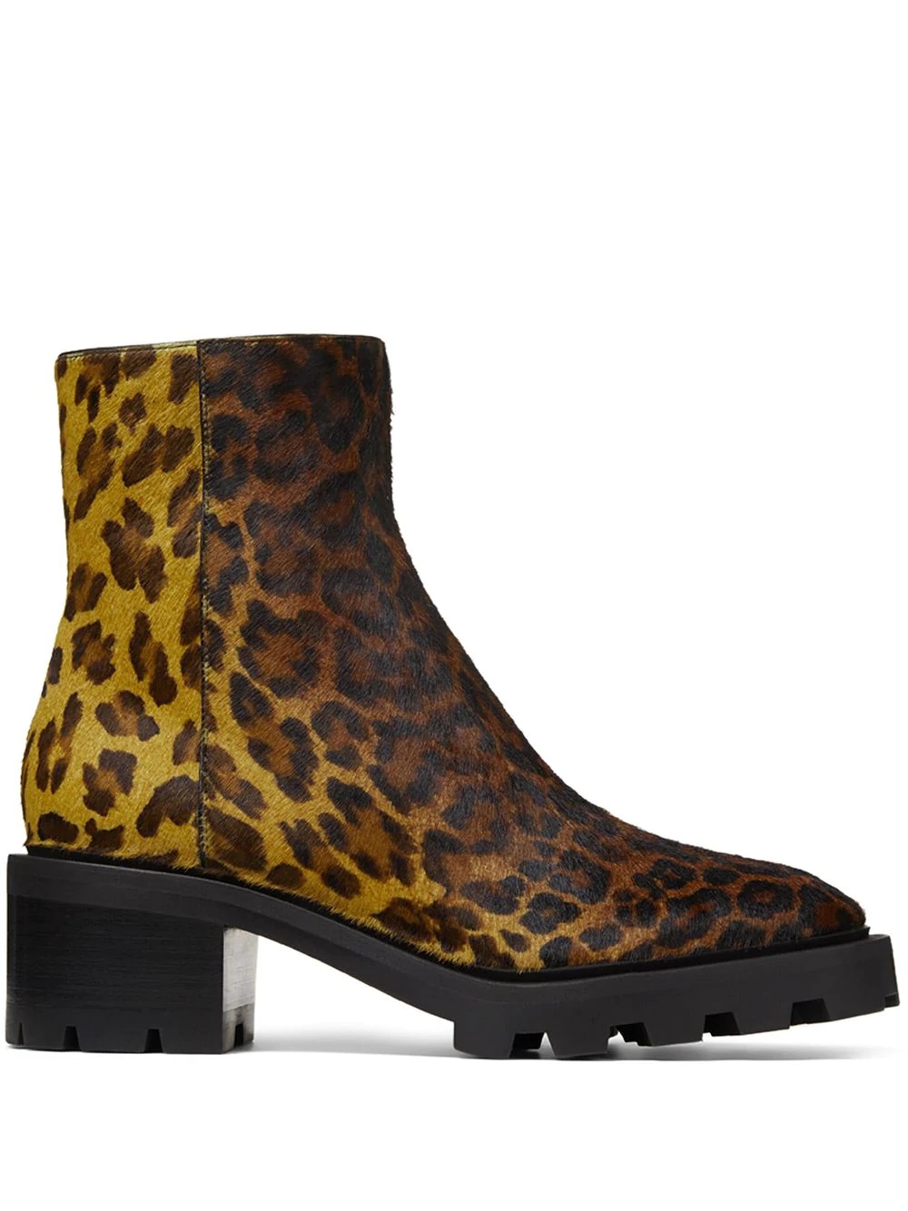 Mava leopard print 35mm boots - 1