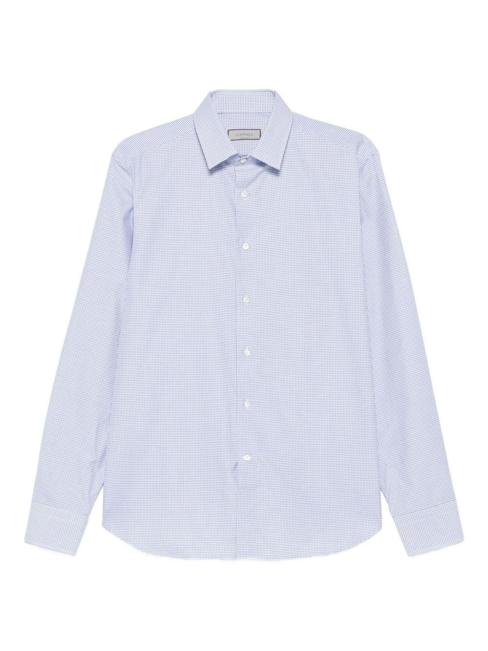 checked cotton shirt - 1