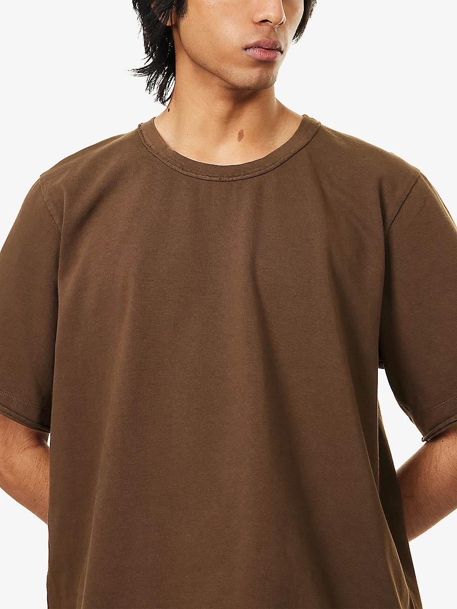Logo-Print Crewneck Cotton T-Shirt - 5