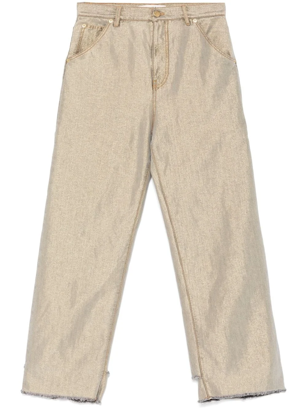 Lisa chain-detail jeans - 1