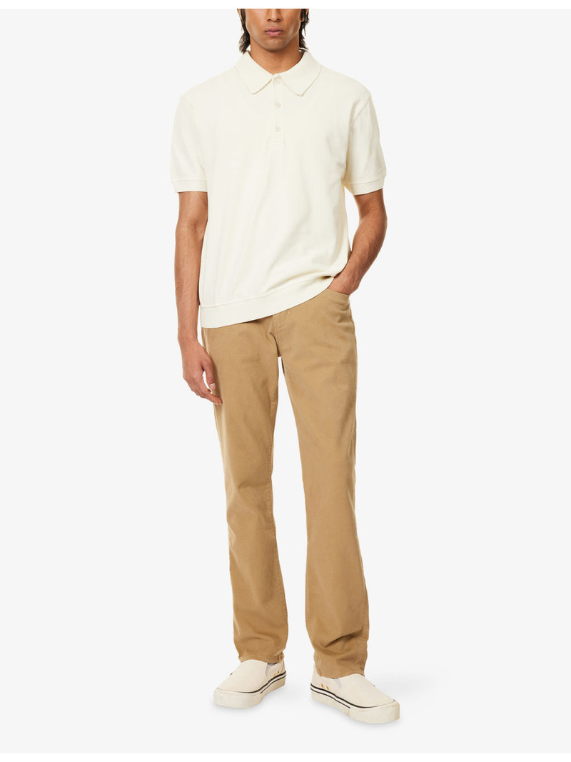 Citizens of Humanity Elijah Straight-Leg Stretch-Denim And Cashmere Jeans outlook