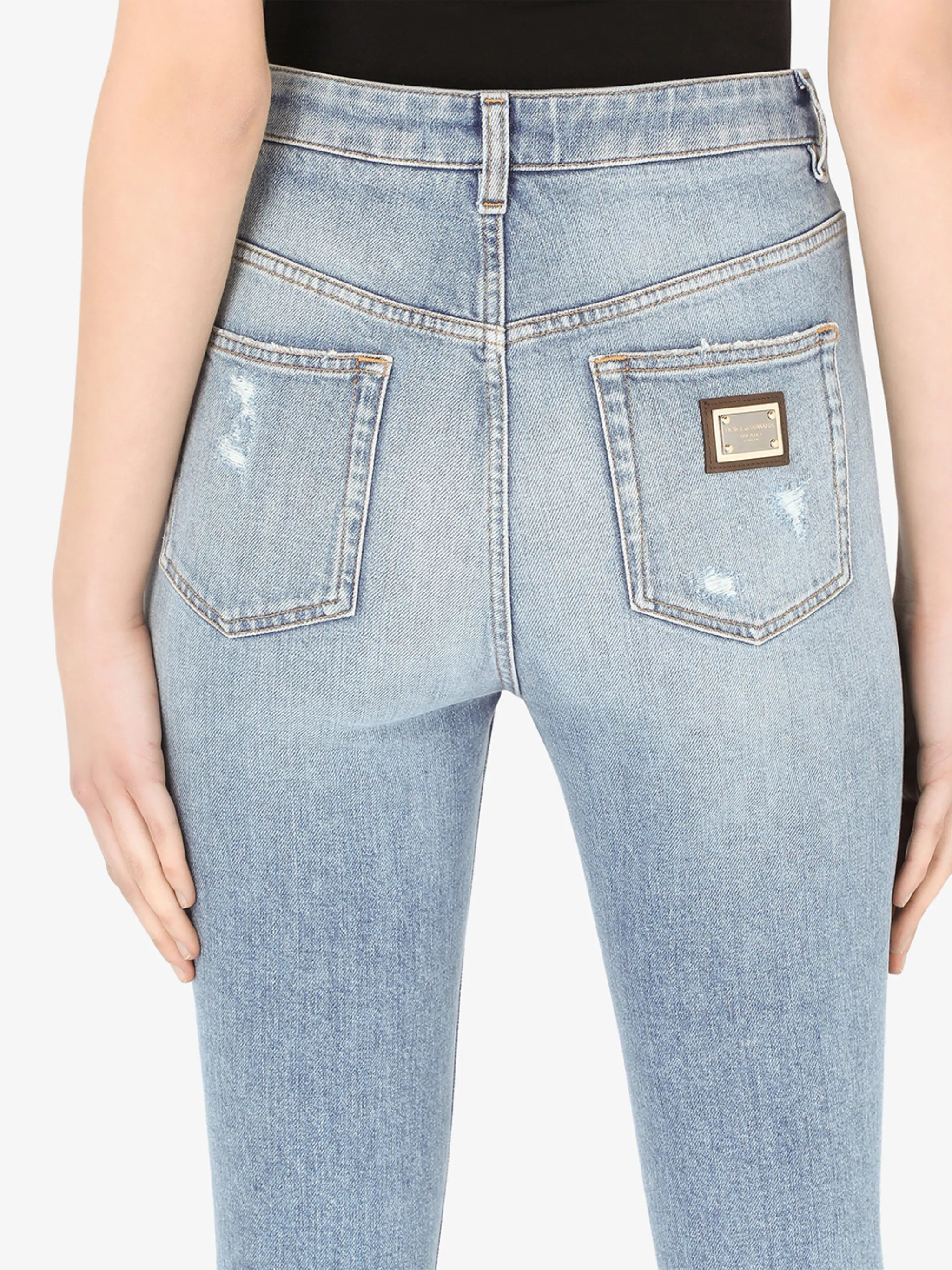 Audrey distressed skinny jeans - 5