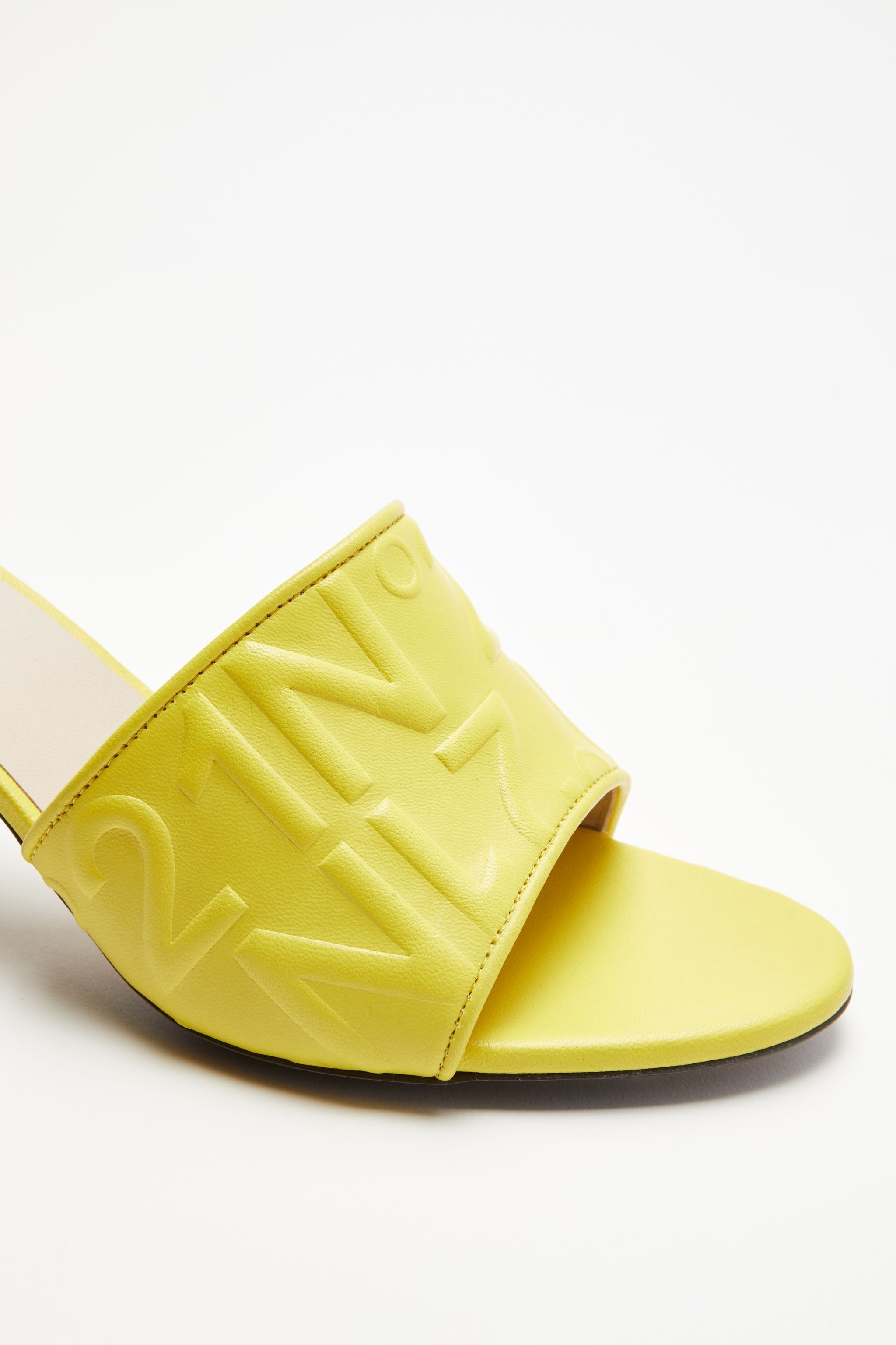 LOGO-EMBOSSED MULES - 5