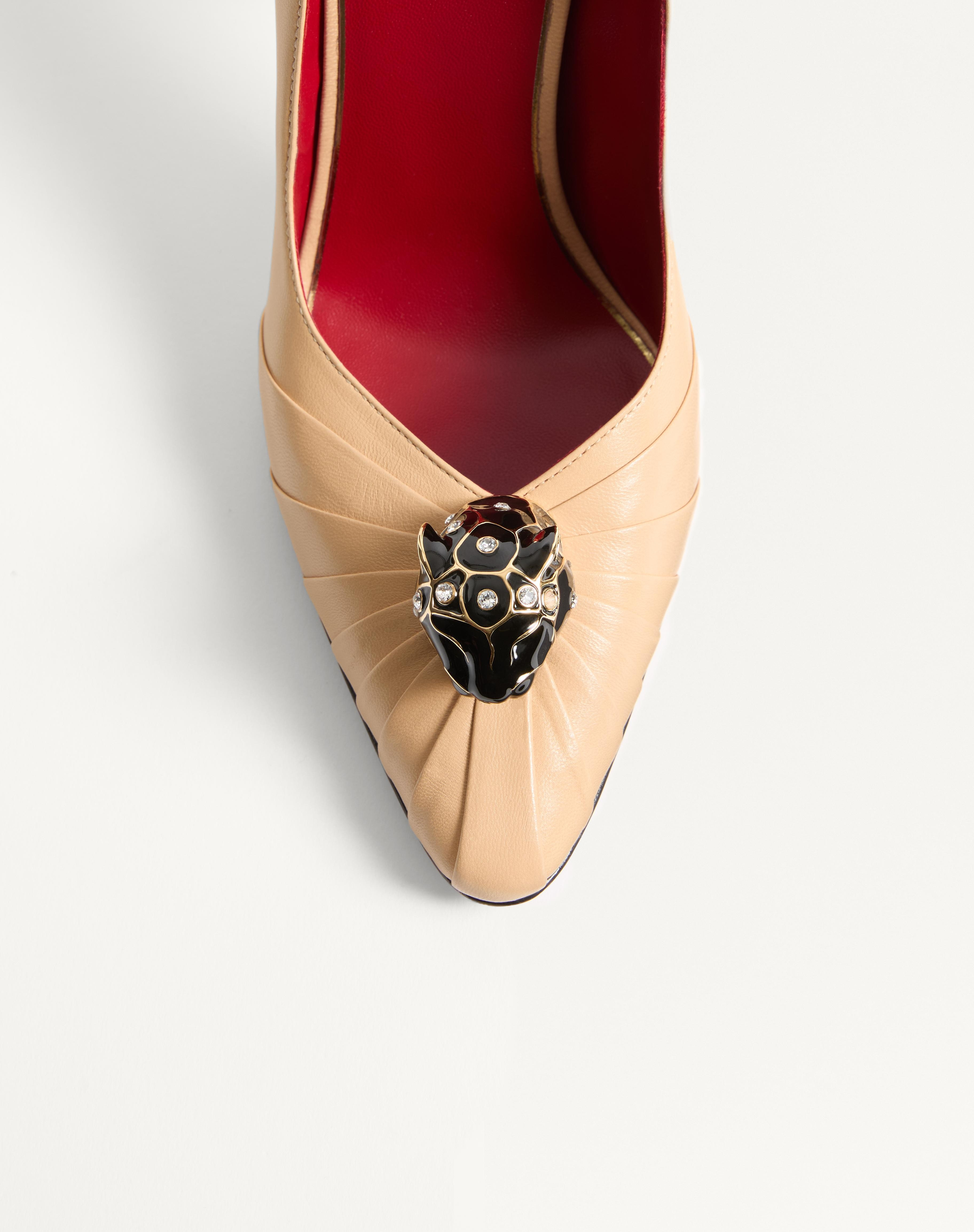 PANTHEA GOATSKIN PUMPS 105MM - 5