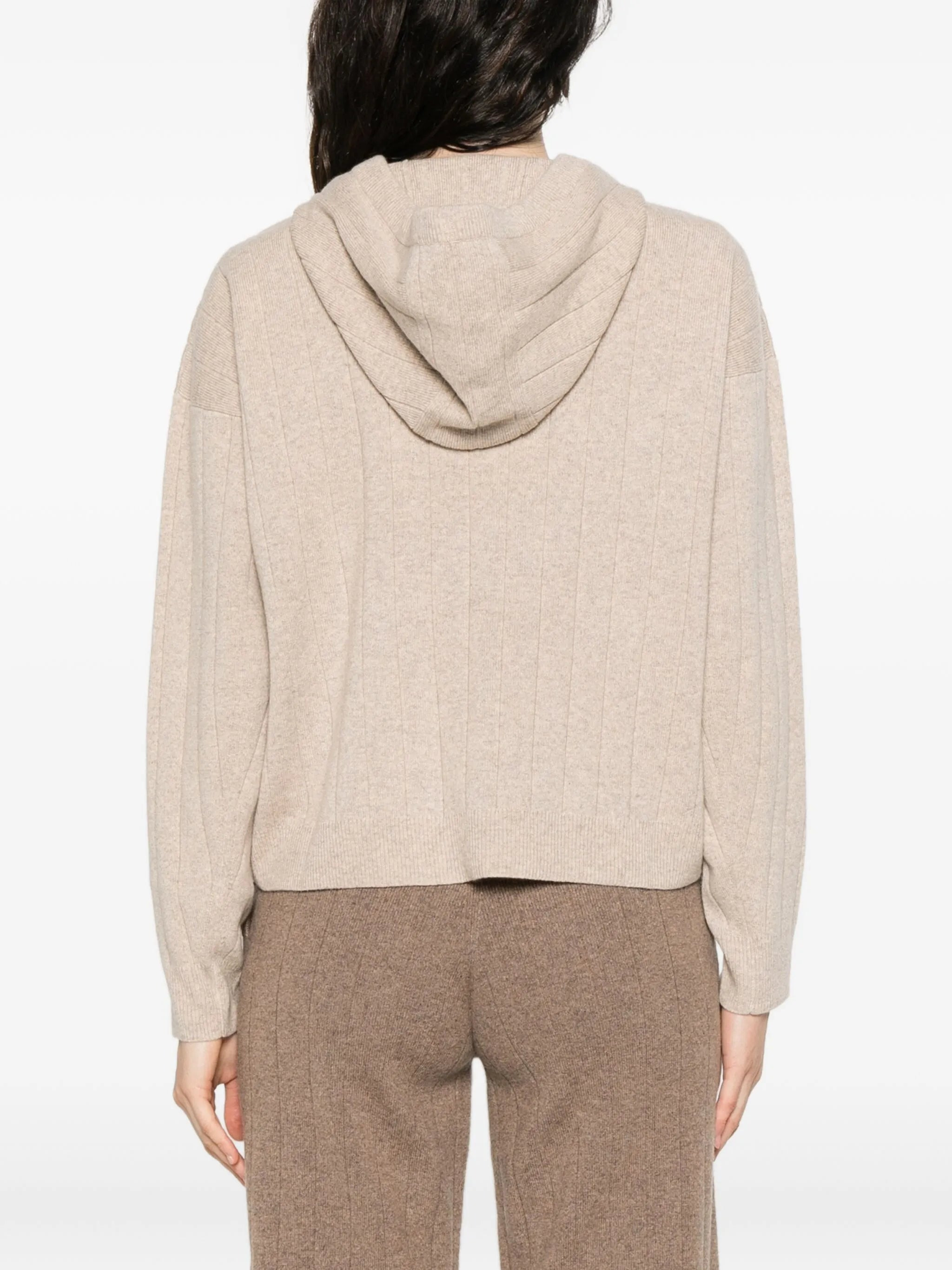 Max Mara Ribbed Knit Hoodie - 4