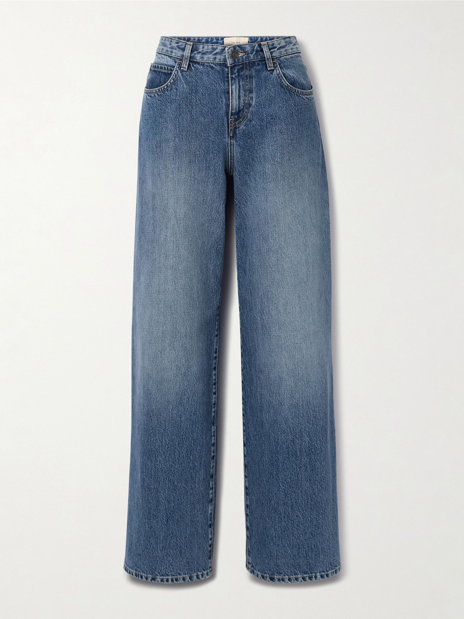 Eglitta mid-rise straight-leg jeans Blue - 1