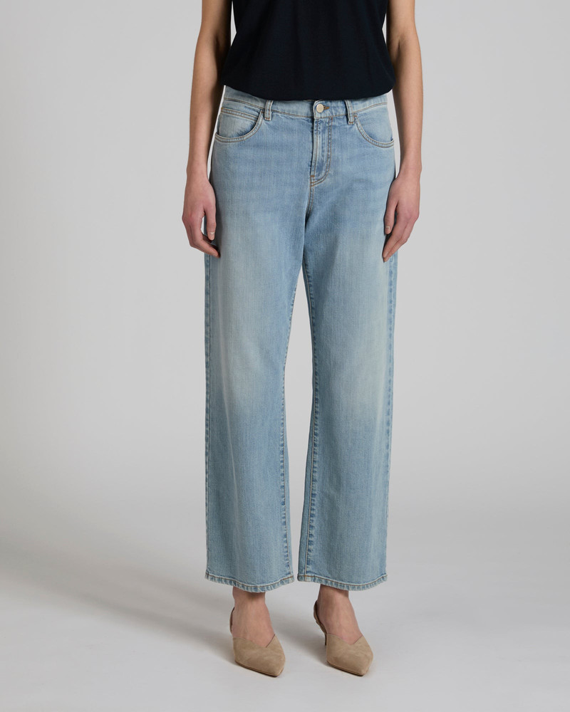 SLOWEAR Five-pocket boyfriend fit denim trousers outlook