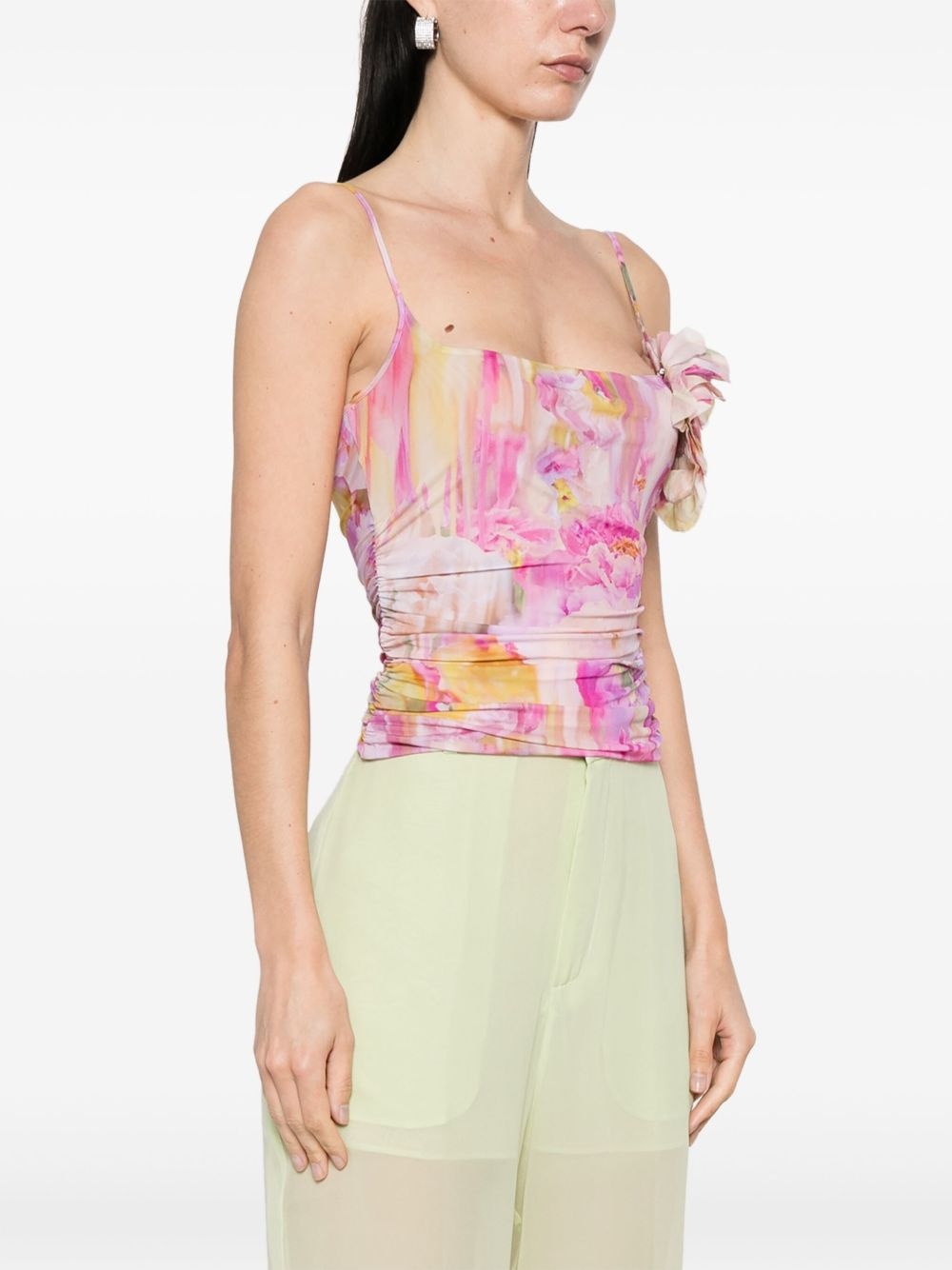 floral-print top - 3