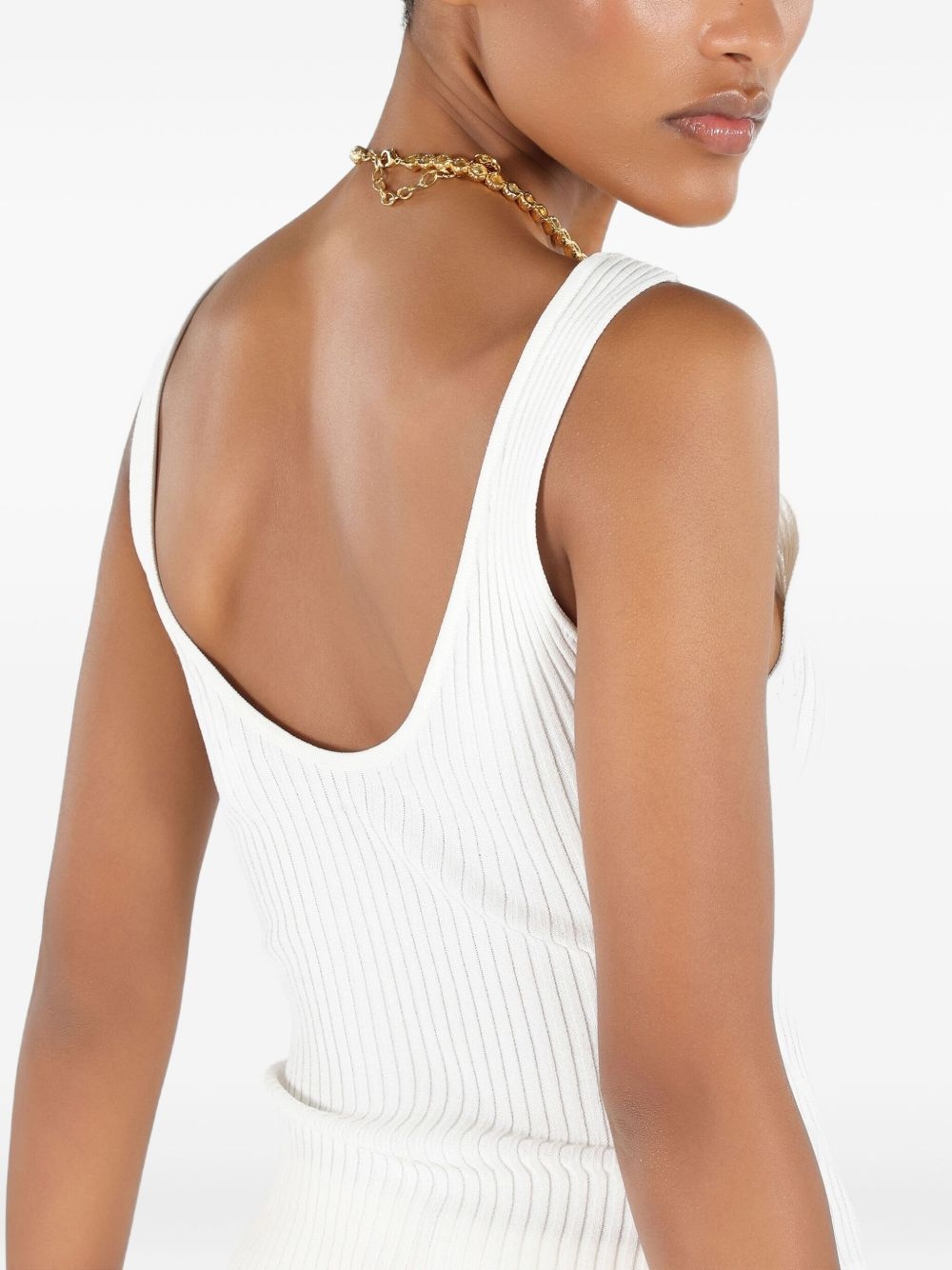 ribbed-knit tank top - 5