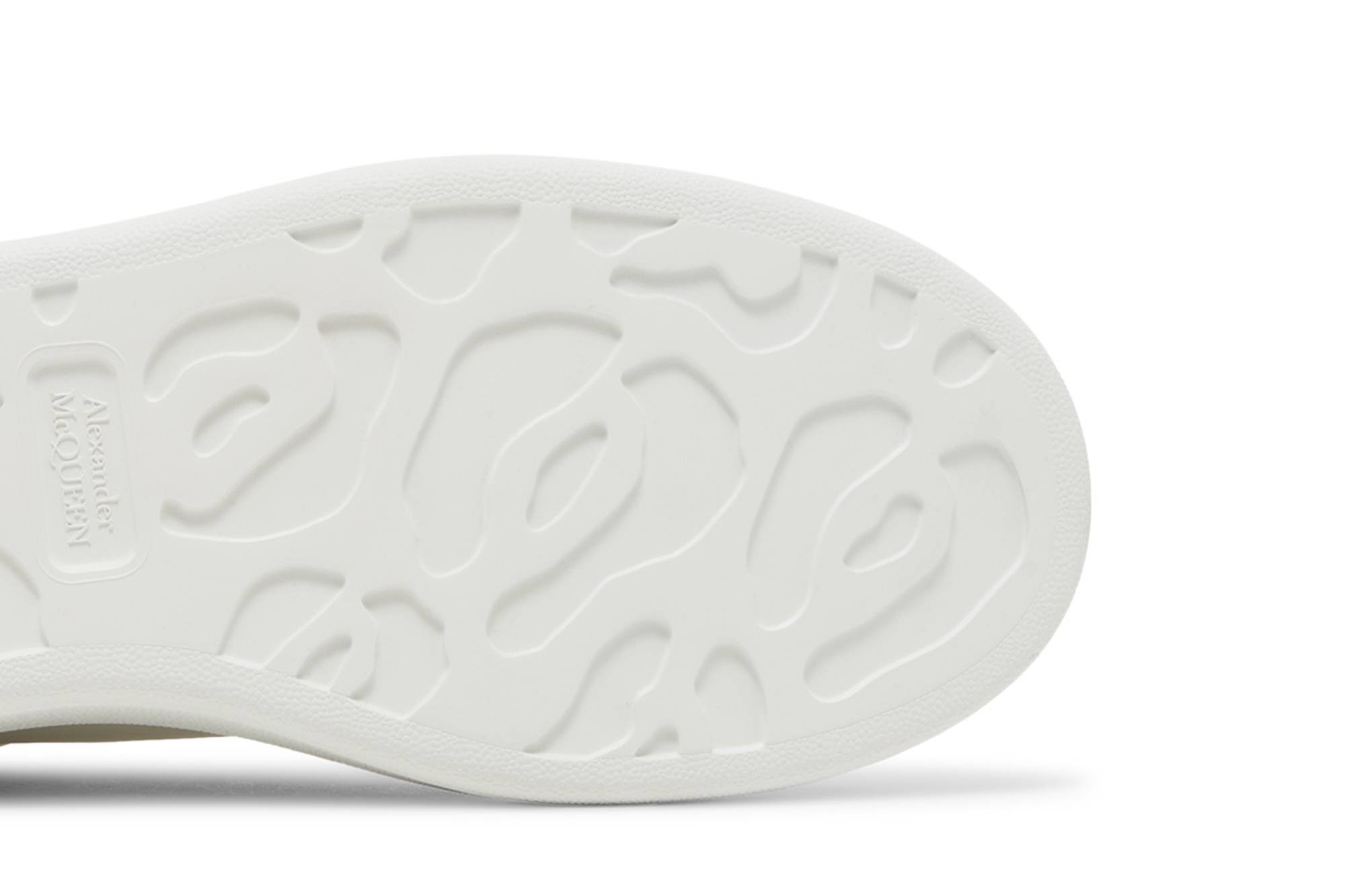 Alexander McQueen Oversized Sneaker 'White Navy Patent' - 5