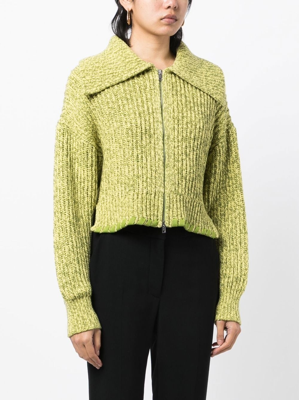 Chunky Wide Collar Jumper - 3