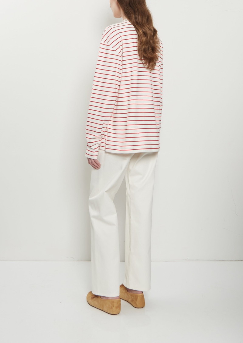 Plan C Striped Jersey Long Sleeve T-Shirt outlook