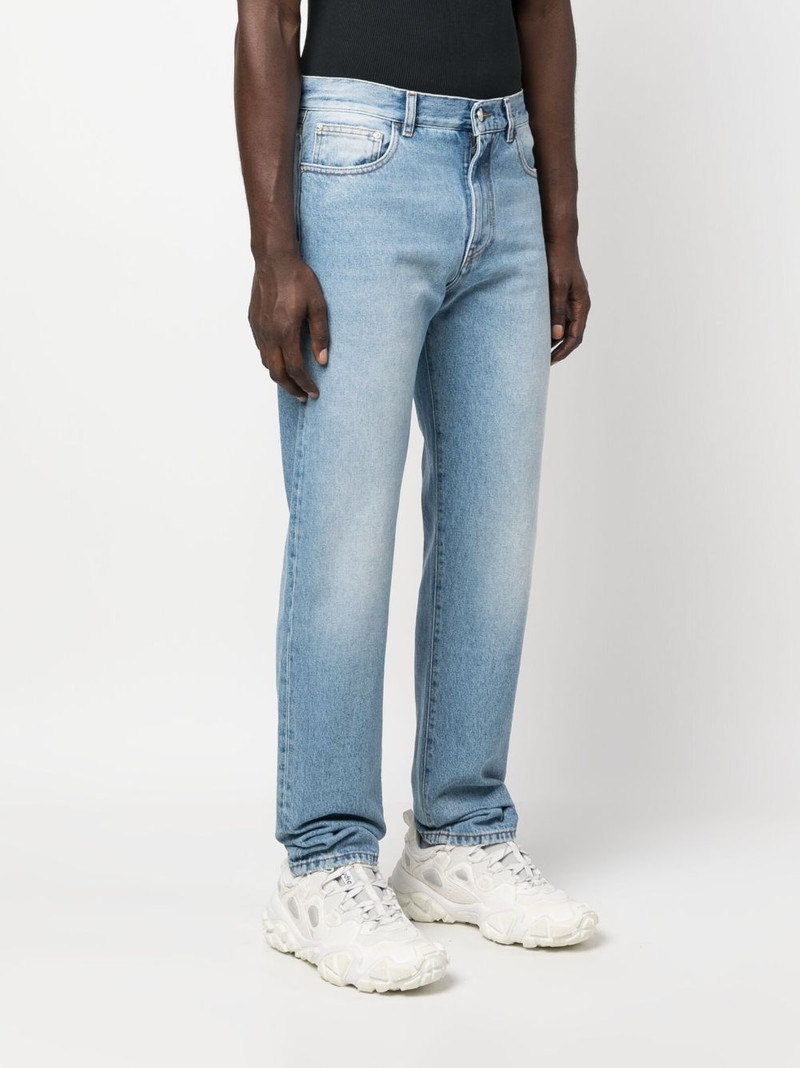 low-rise straight-leg jeans 3