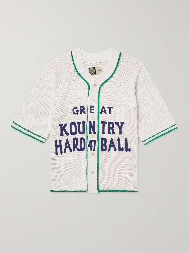 Great Kountry Appliquéd Cotton Cardigan 1