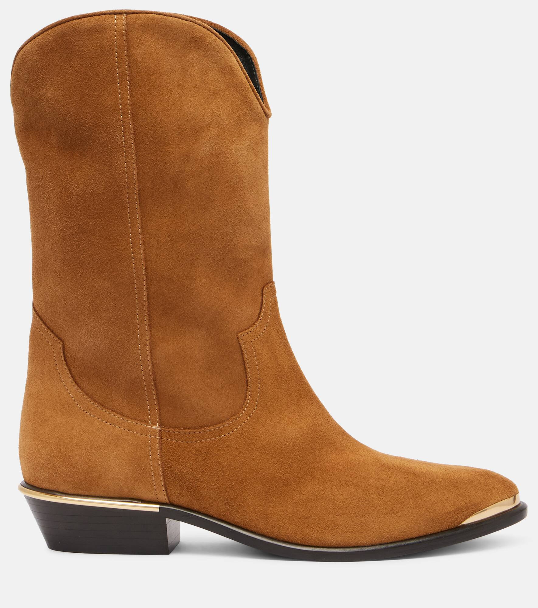 Elbana suede cowboy boots - 4