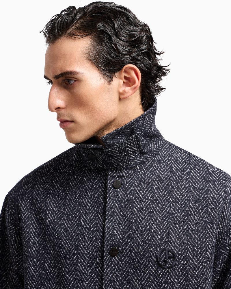 DENIM COLLECTION JACQUARD DENIM SHIRT JACKET 5