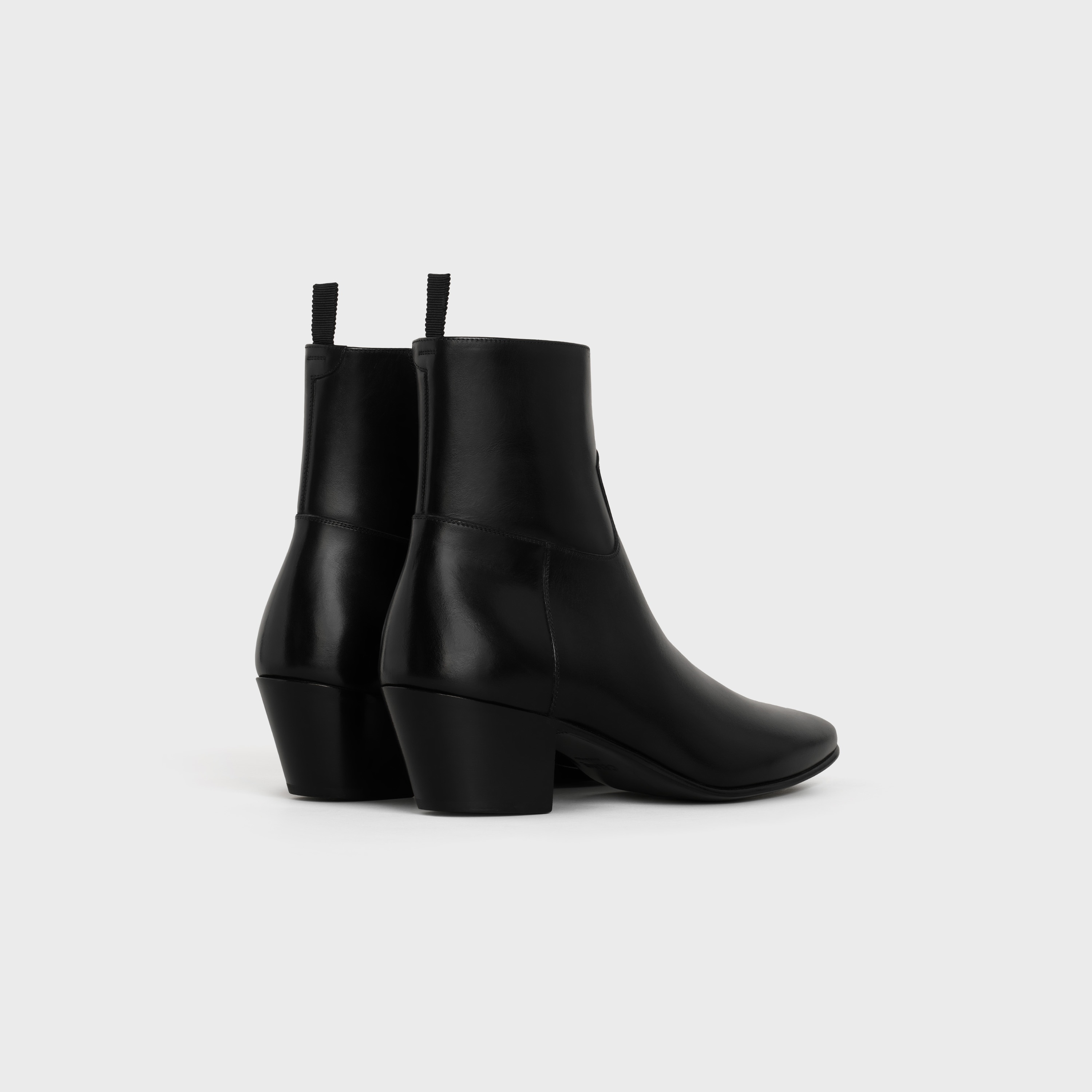 Celine Jacno Zipped Boot in Shiny calfskin - 3