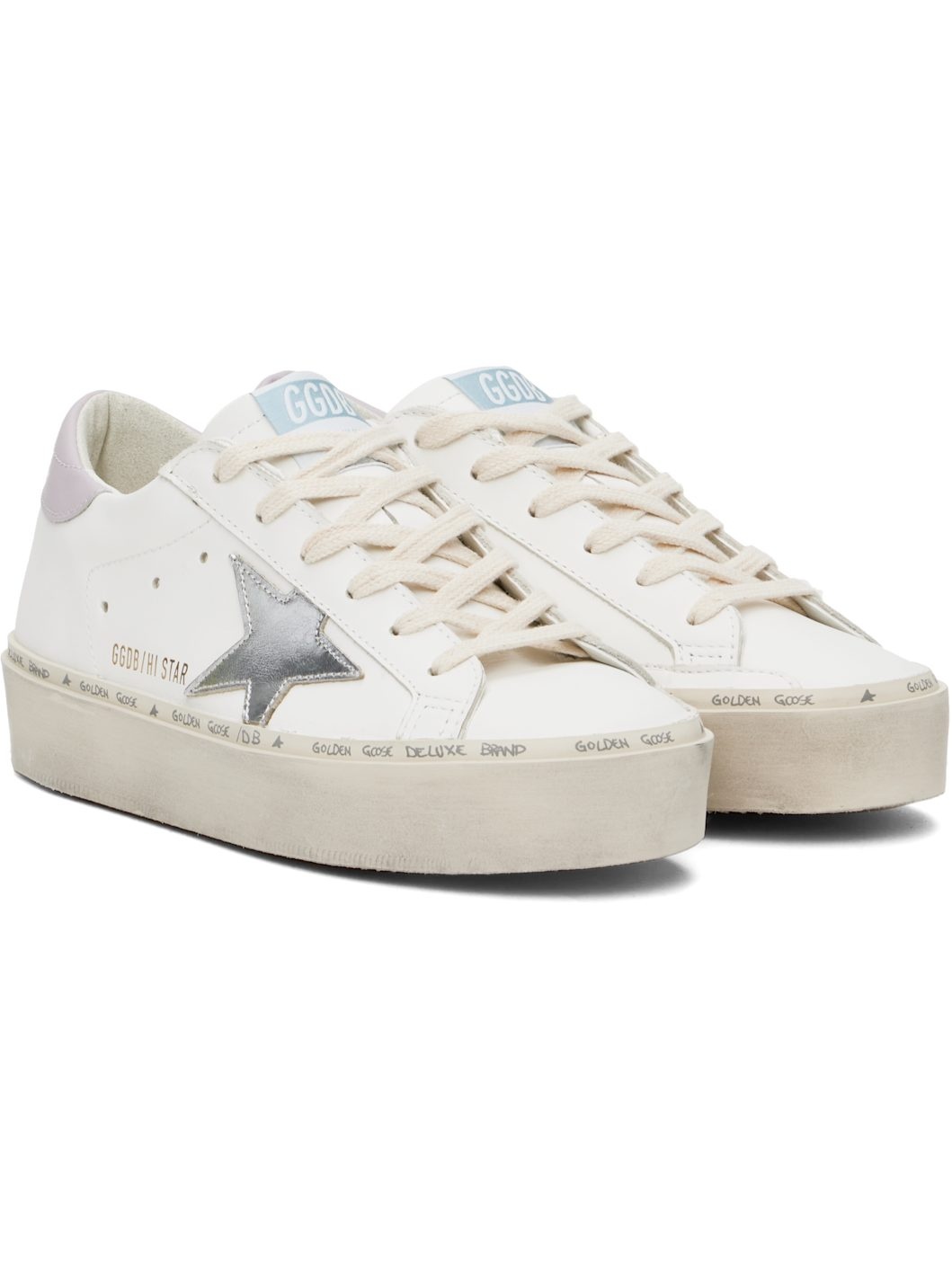 White Hi Star Sneakers - 4