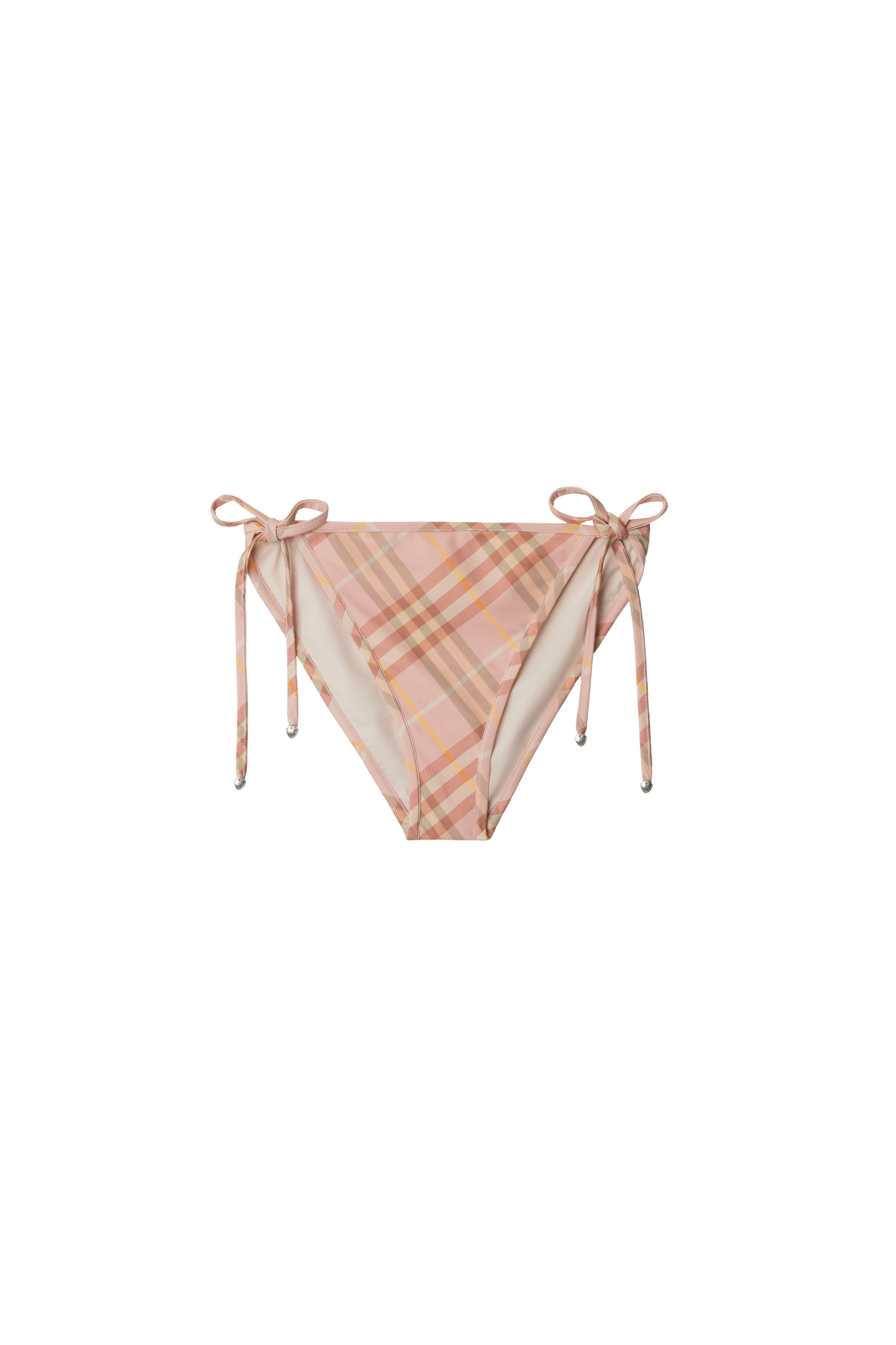 burberry Check Bikini Briefs in Teacup at Nordstrom - 2