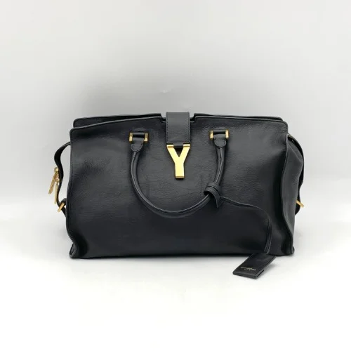 Yves Saint Laurent Black Cabacic Medium Tote Bag - 1